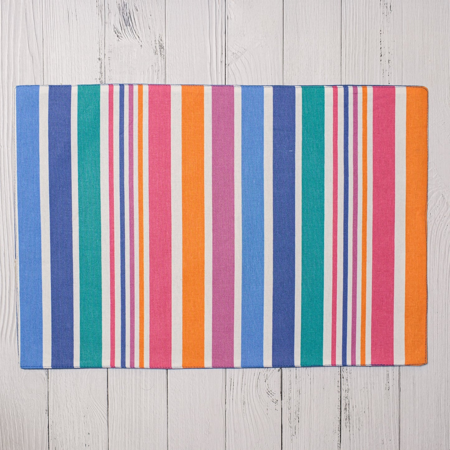 Rainbow Stripes Cotton Placemat (set of 6)