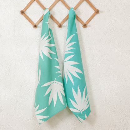 Tropical Kitchen Towels with loop (Set of 2)
