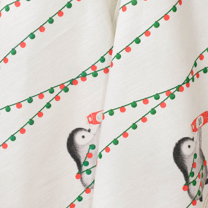 Festive Penguin Kitchen Towels with loop (set of 2)