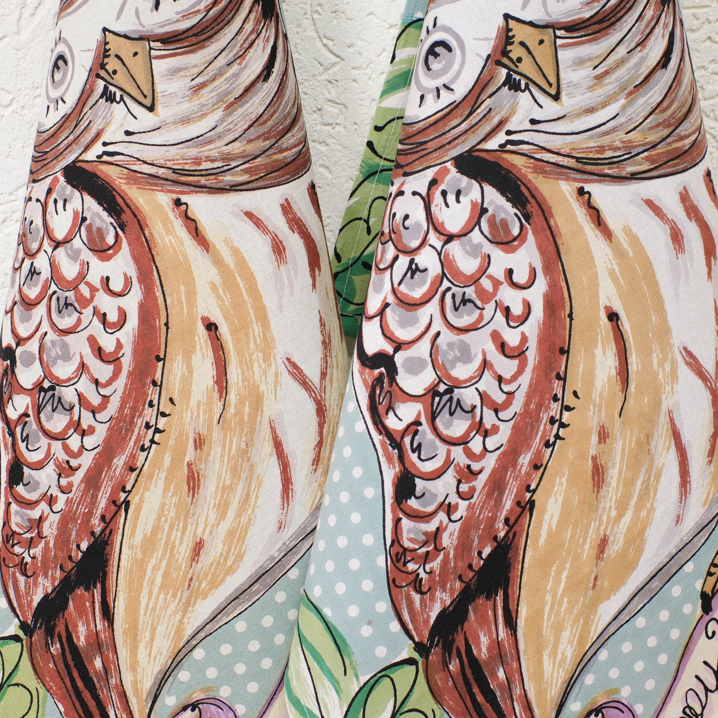 Wise Owl Wisdom kitchen Towel with loop (set of 2)