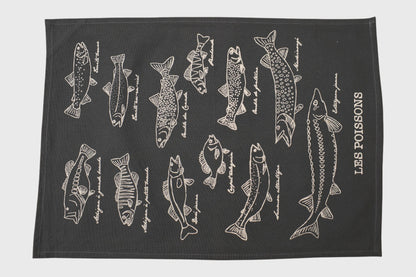 Nautical Fish Kitchen Towels with loop (Set of 2)