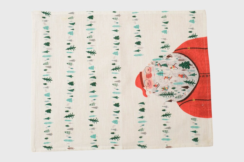 Santa Kitchen Towels with loop (Set of 2)