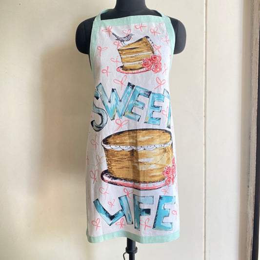 Sweet Life Cotton Apron – Whisk Up Joy in Style