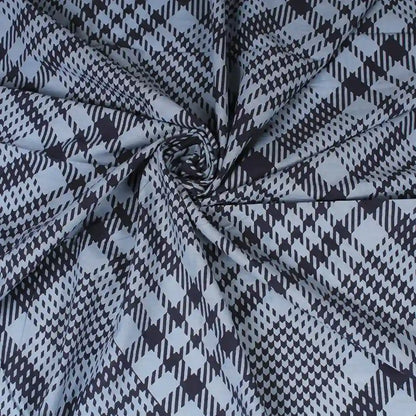 Tartan check cotton super king bedsheet with pillow covers