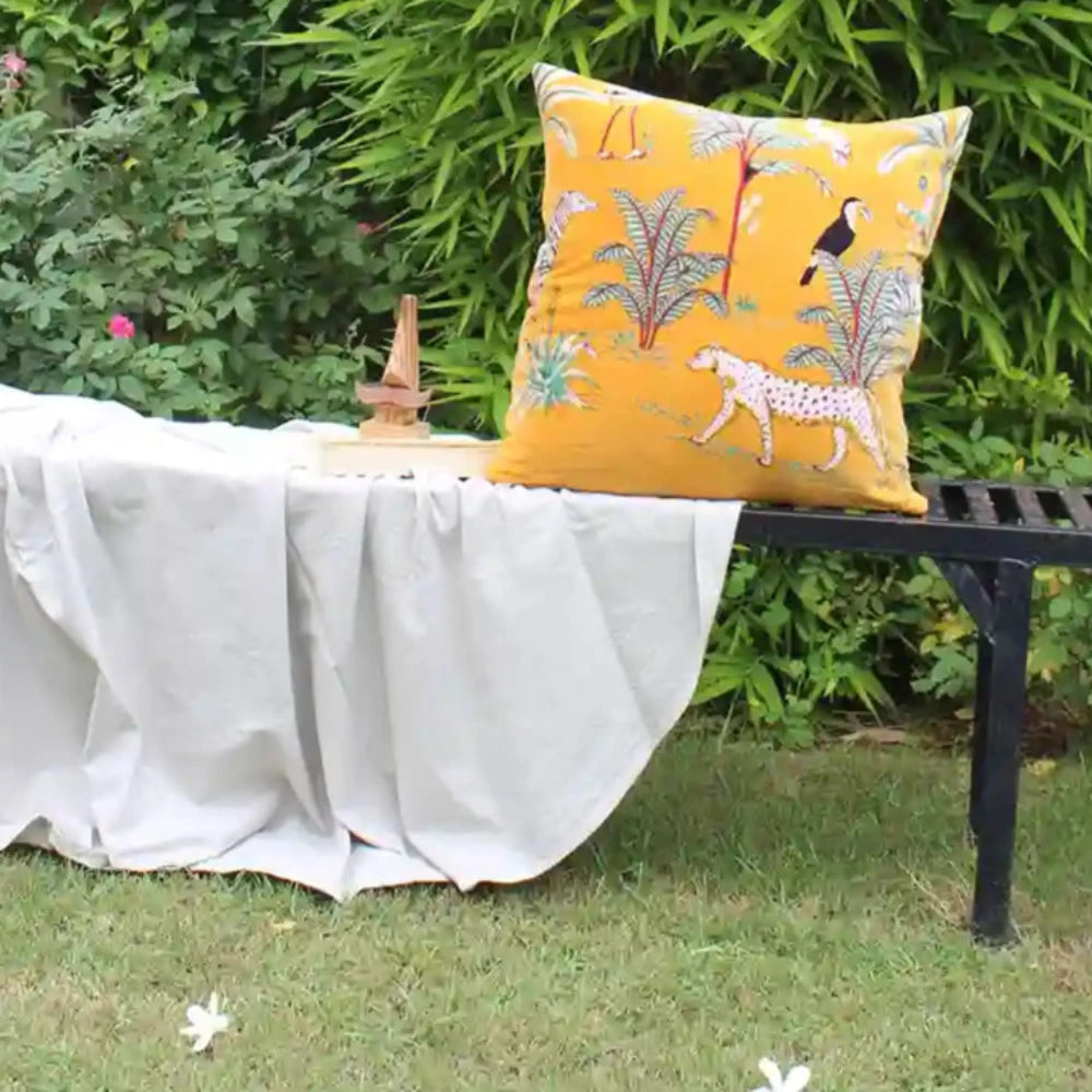 Tropical Safari Velvet Cushion Cover (set of 2)