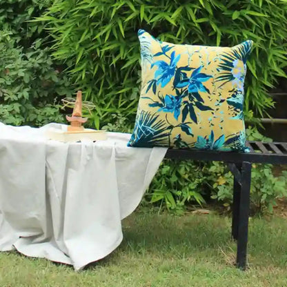 Tropical Paradise Velvet Cushion Cover (set of 2)