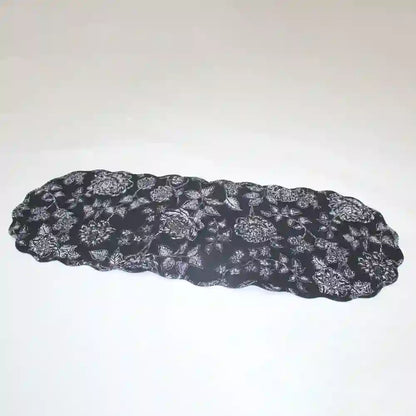 Wavy quilted Floral Cotton Table Runner (small)