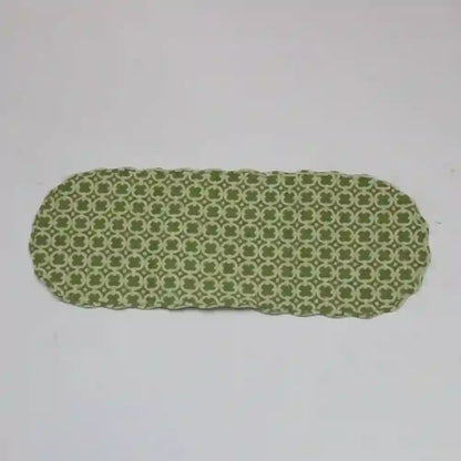 Quilted Geometric Cotton Table Runner (small)