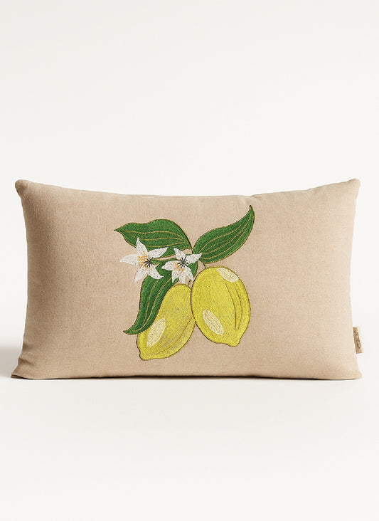 Citrus Bloom Cushion Cover