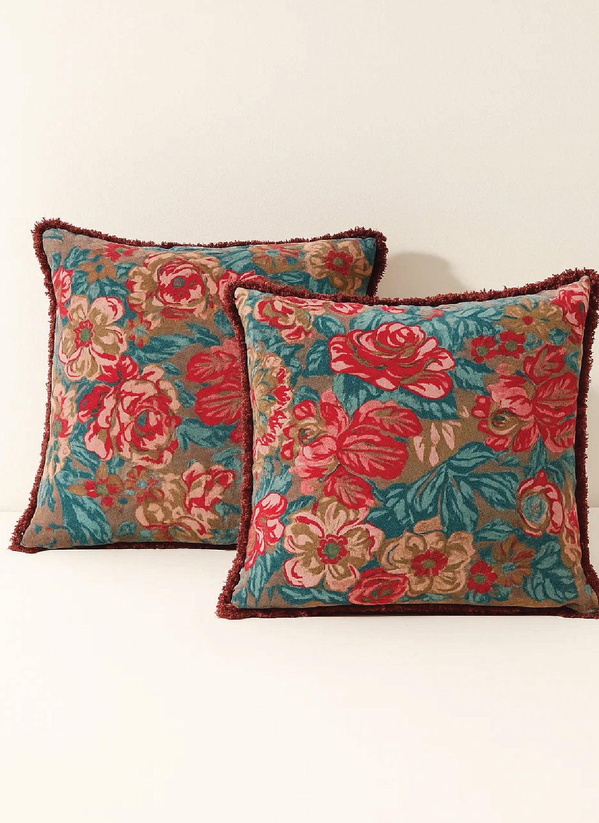 Jewel Tone Velvet Cushion (Set of 2)