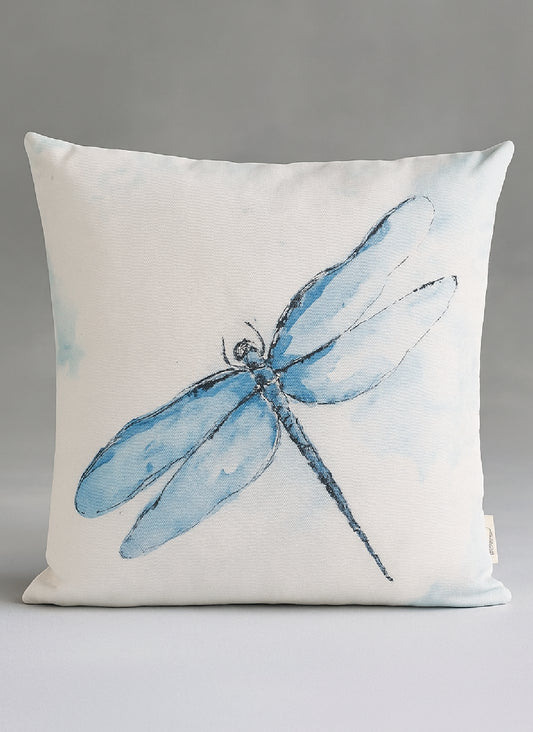 Azure Wings Cushion Cover