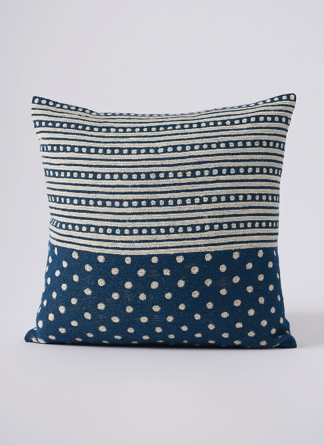 Indigo Rhythm Cushion Cover