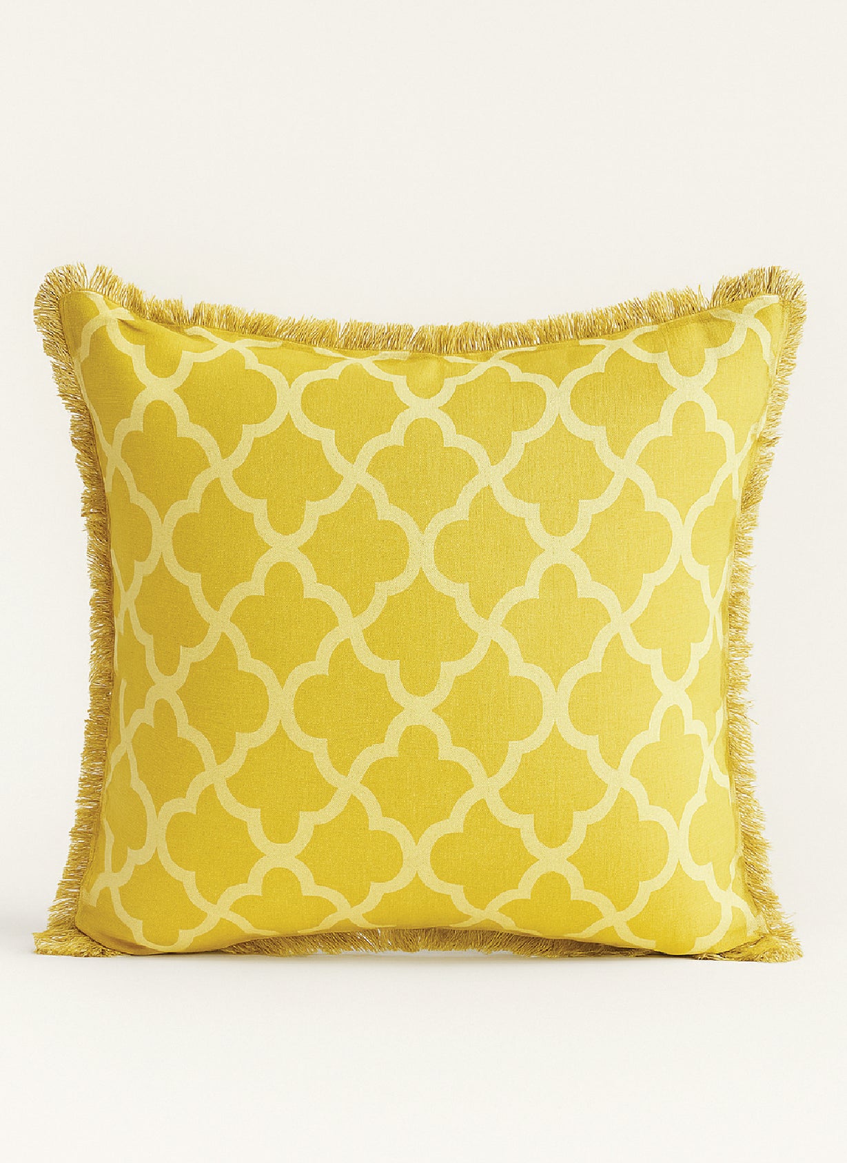 Marigold Lattice Cushion Cover