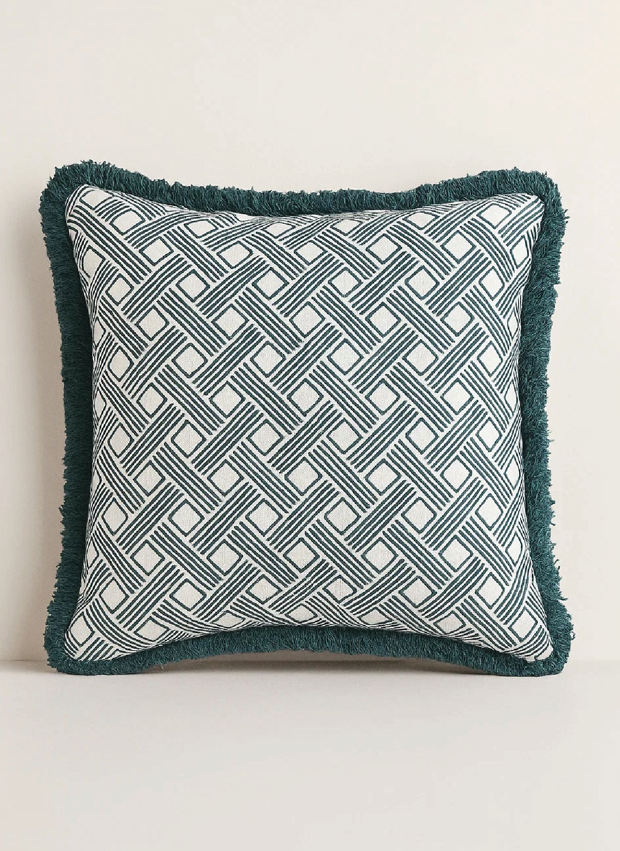 Gridlock Cotton Cushion (Set of 2)