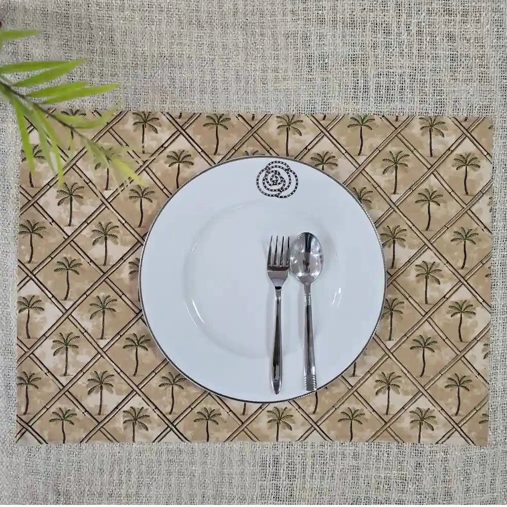 Palm Tree Paradise Cotton Placemat (set of 6)