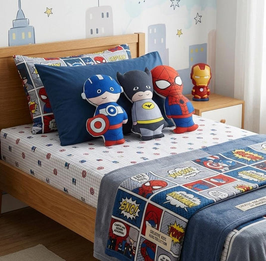 KIDS CUSHION COLLECTION SET OF 3(SUPER HEROS)