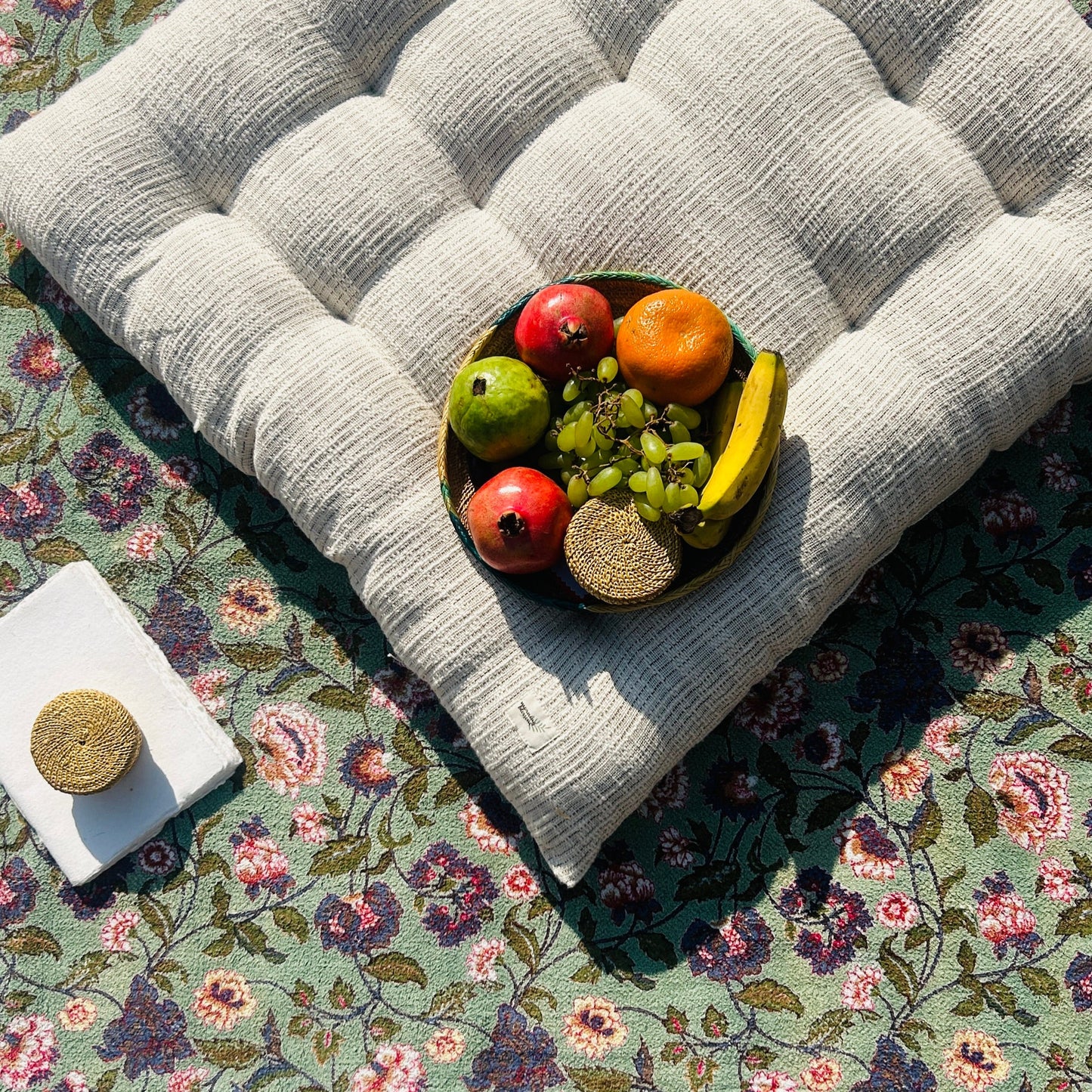 Secret Garden Tufted Floor Cushion