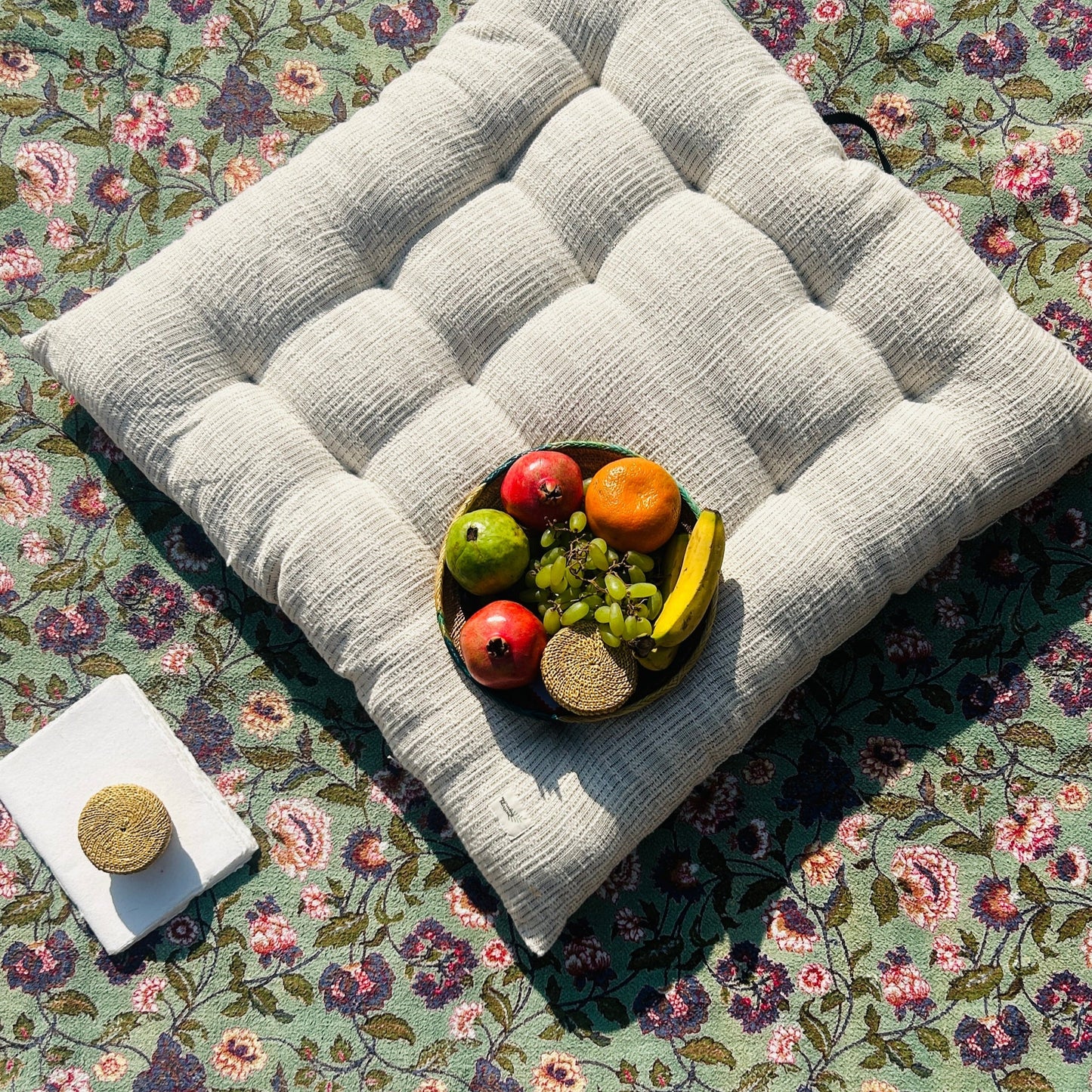Secret Garden Tufted Floor Cushion