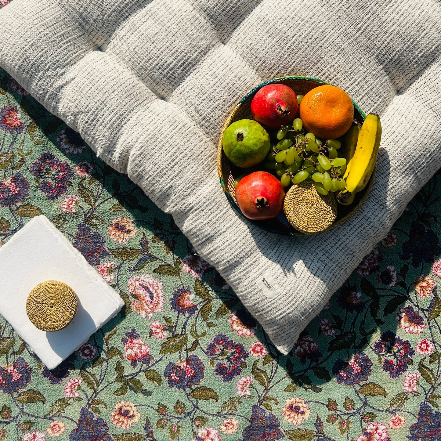 Secret Garden Tufted Floor Cushion