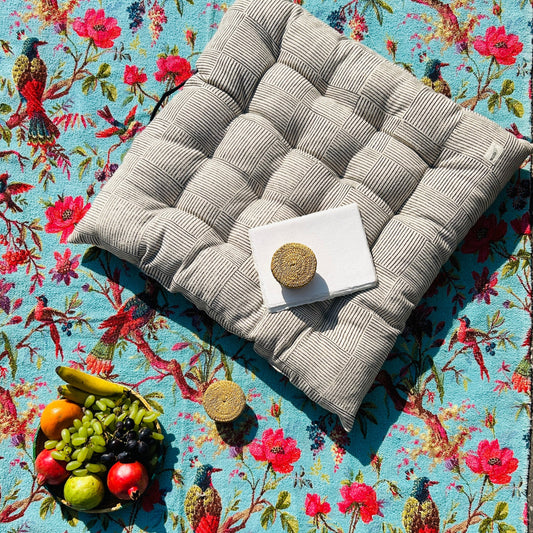 Bohemian Tufted Floor Cushion