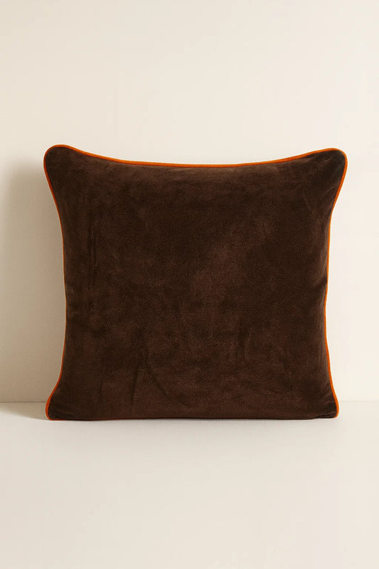 soild brown cushion cover (20x20)