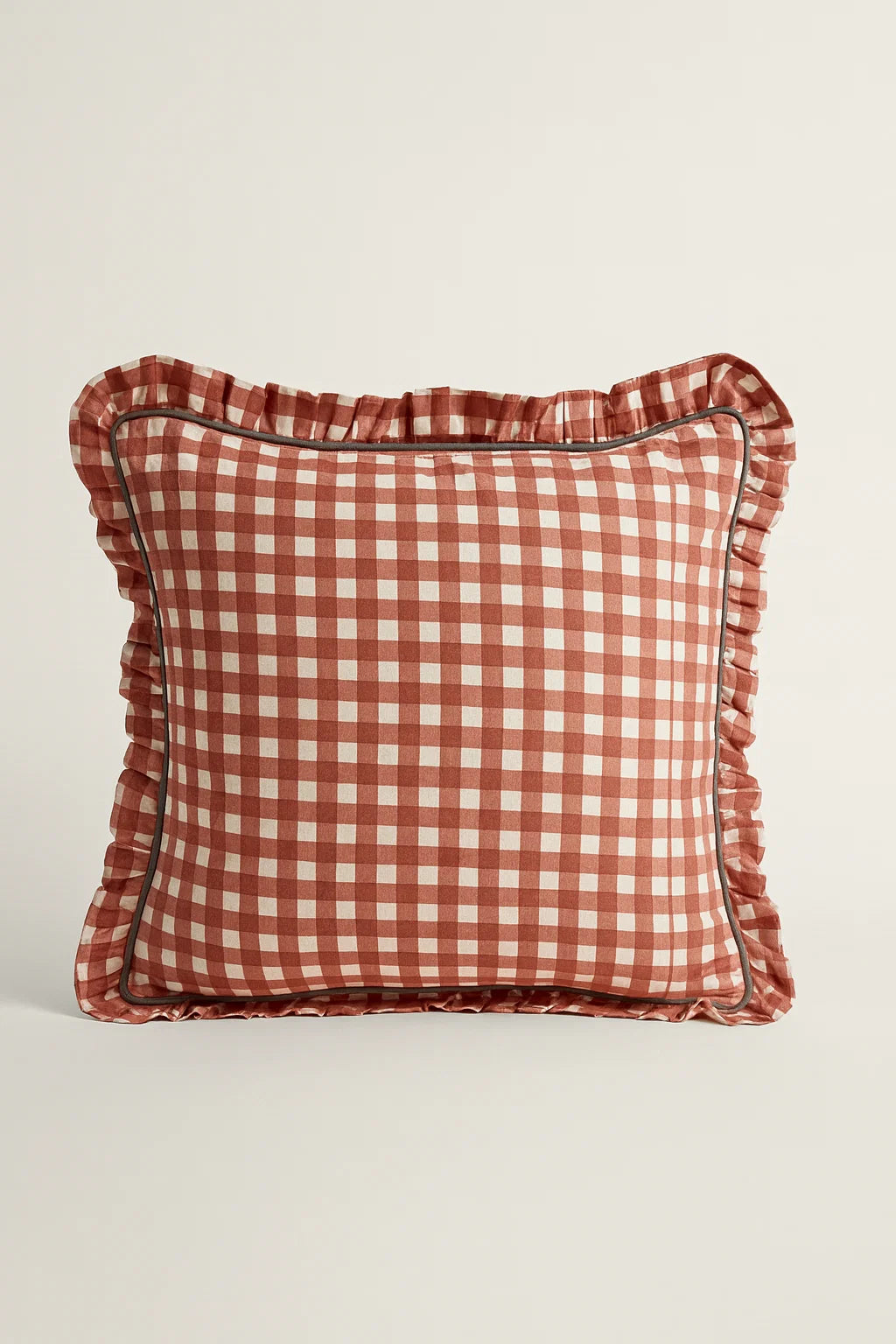 rust check cushion cover (18x18)
