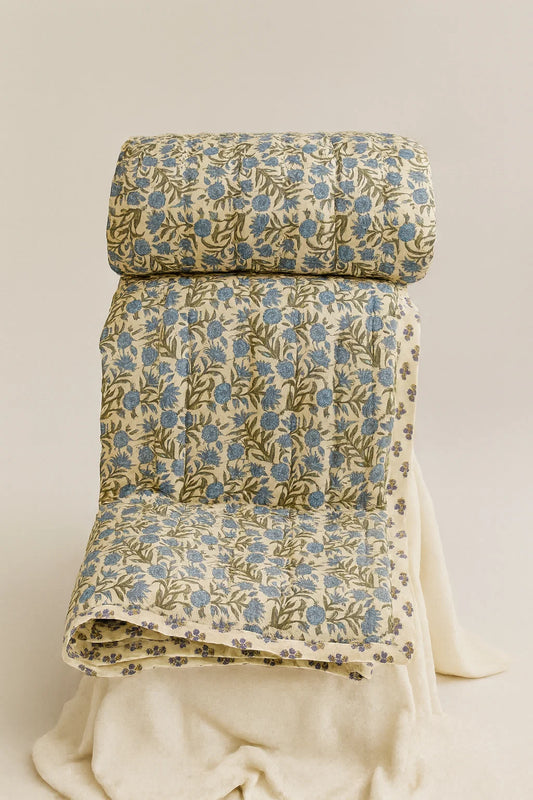blue butti quilt