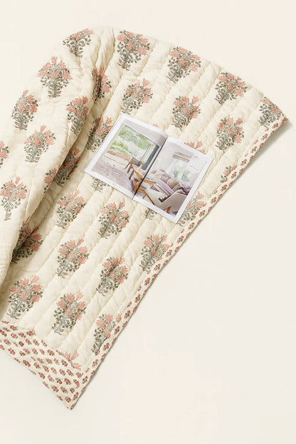 peach butti quilt