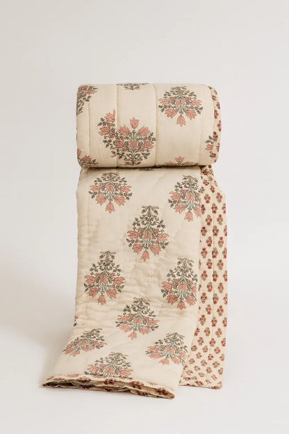 peach butti quilt